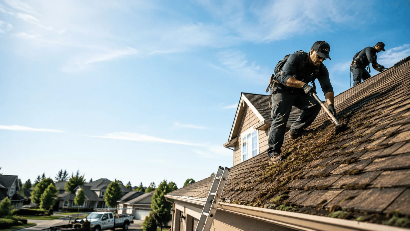 Roof Moss Removal in Blacklick, OH near me